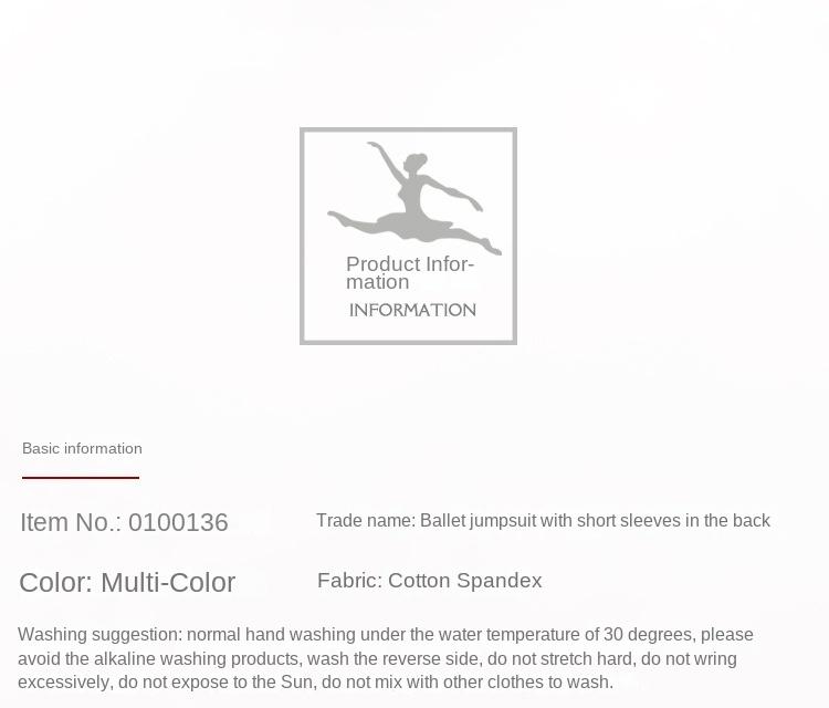 Product Introduction of Barle Ballet Exercise Clothing Adult Female Art Exam Gym Outfit Shapewear Tall Slim Short Sleeve Dance Basic Training Clothes 2