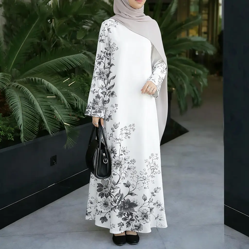 sachin and babi light blue dress Casual, One Pocket Dress – Ornella Caftan™ main image 0