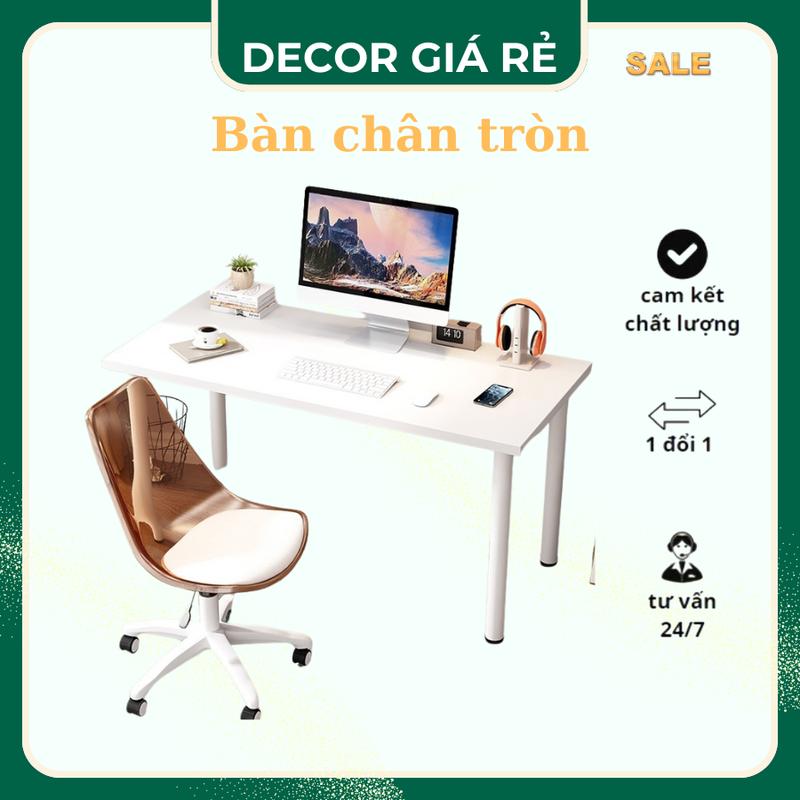 Bàn Học Cố Định Ngồi Ghế, Dùng Cho Học Sinh, Sinh Viên, Để ,Máy Tính Làm Việc Bàn Chân Sắt Trắng Bền Đẹp