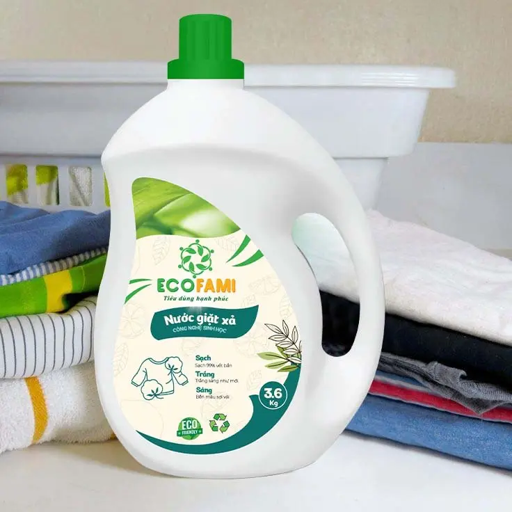Mua 1 tặng 1: Nước giặt sinh học Ecofami 3.6kg – Sạch sâu, an toàn cho cả gia đình