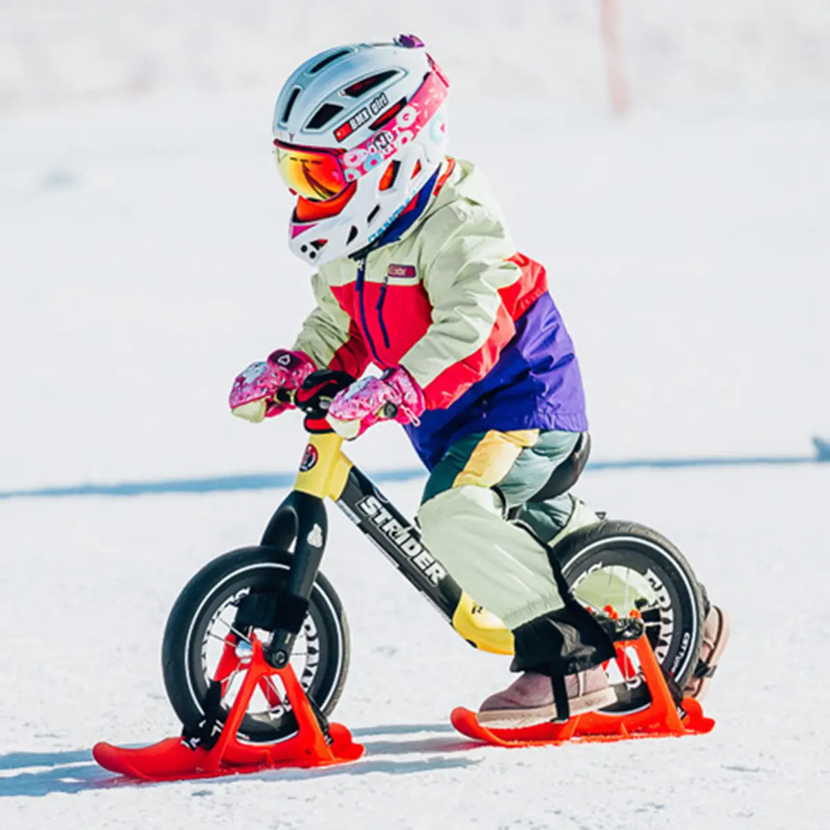Cycling Skiing Sled Snow Sledge Ski Board Funny Snow Sledge Board Sturdy Kids Scooter Snow Sledge Portable Cycling Snowboard For