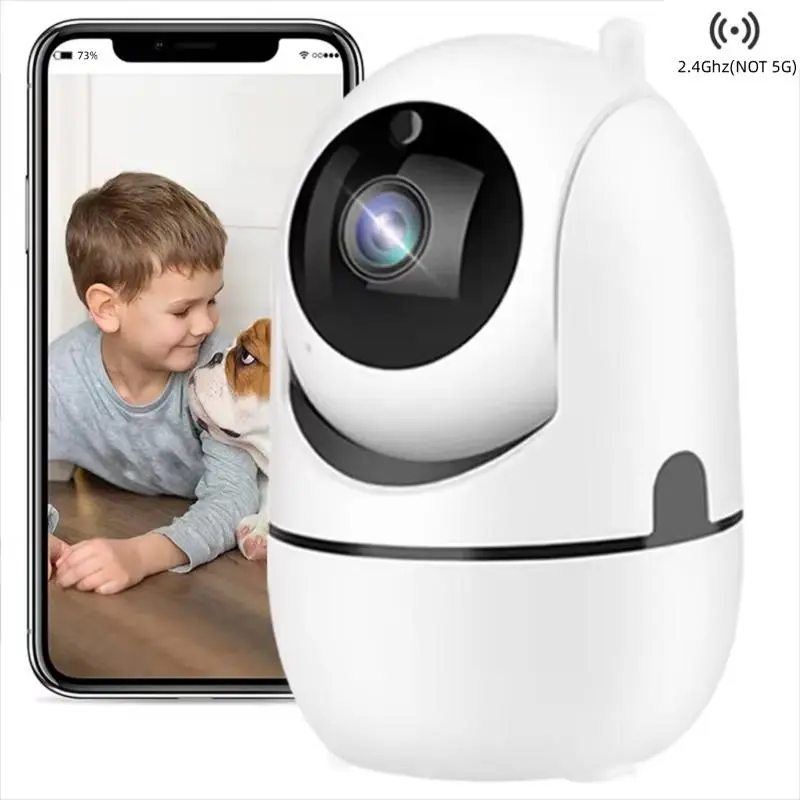 1080P HD Security Camera, Auto-Rotating Security Camera with Human Detection, Motion Recording Camera for Home Shop Pet Use 3
