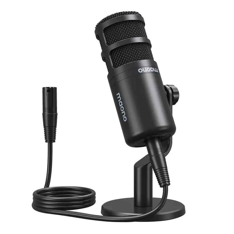 MAONO AMC2 Neo Paket Soundcard Audio Microphone PD100 Dynamic XLR untuk Podcast Live Streaming Gaming Recording Karaoke Music 3
