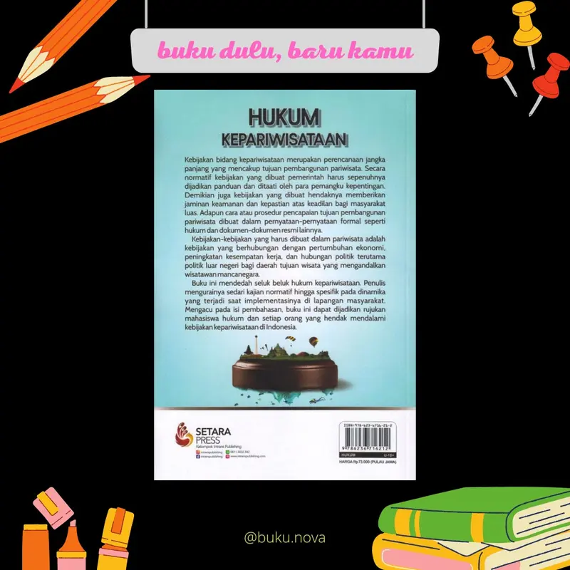 Buku Hukum Kepariwisataan 1