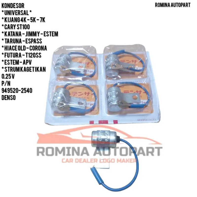 KONDESOR DENSO 0,25 ASLI JEPANG KIJANG 4K 5K 7K CARY ST100 ORIGINAL 1PC Kendaraan