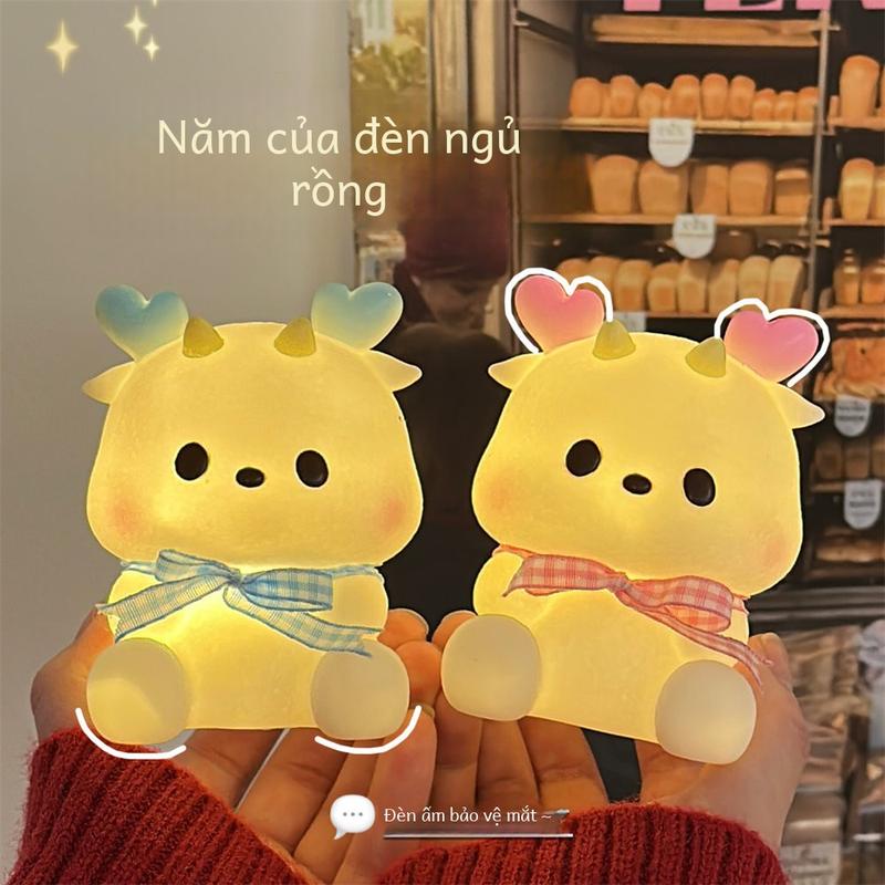 Product Introduction of Đèn phòng ngủ dễ thương hoa túc linh 3D hoạt hình, phù hợp phòng ngủ, tặng nhãn dán quà 4