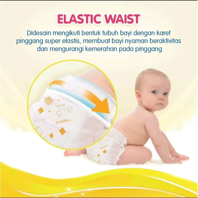 Popok Makuku Dry Care Jumbo Pulp + SAP NBS54 / M48 / L44 / XL36 / XXL34 5