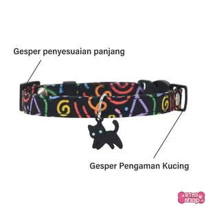 Kalung Hewan Peliharaan dengan Desain Warna Kontras, Jalinan Kucing dan Anjing, Gradien Perak, Dapat Disesuaikan untuk Musim Panas