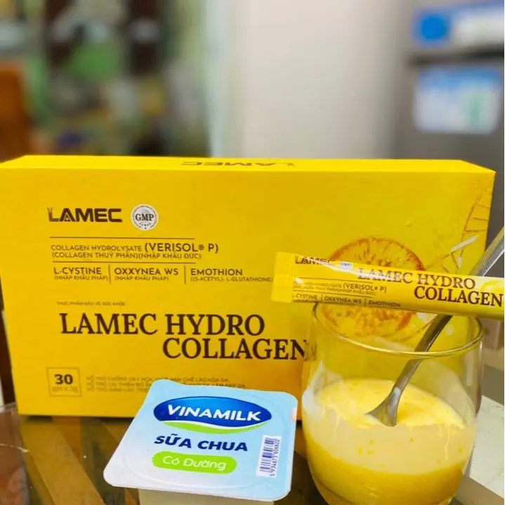 Lamec Hydro Collagen Hộp 30 Gói Giúp Bổ Sung Collagen Cho Da, Cải Thiện Độ Đàn Hồi Cho Da 3