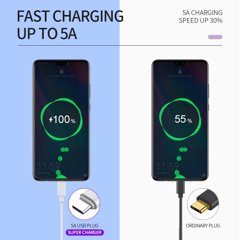 FAST 5A KABEL DATA CHARGER FAST CHARGING 5A VOOC SUPER CHARGE ORIGINAL Type C Data Line For IOS Micro Quick Charger 3.0 Type-C Micro USB Data Cable for Huawei Samsung Xiaomi OPPO Vivo kabel android