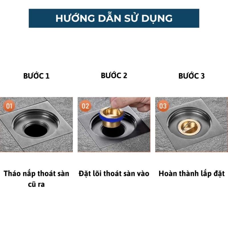 Product Introduction of Lõi Đồng Thoát Sàn Chống Mùi, Ngăn Côn Trùng, Tránh Tắc Nghẽn Cống 32