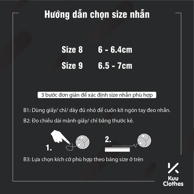 Nhẫn Đính Đá Bling Bling Thời Trang Dring -  Kuuclothes 6
