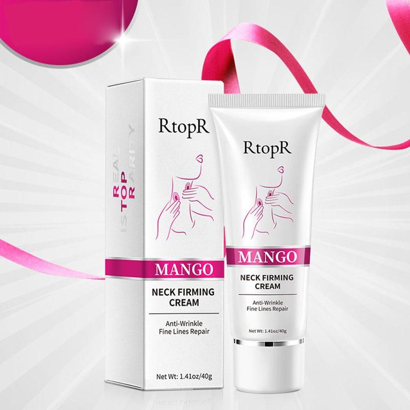 Product Introduction of RtopR Mango Neck Cream 40g Moisturizing Neck Cream Neck Firming Cream 25