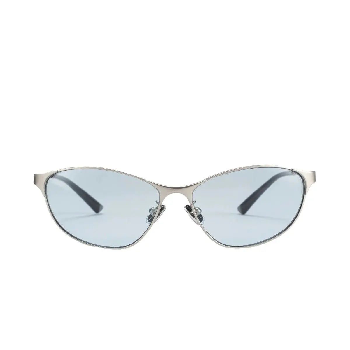 2025 Trendy Metal Sunglasses Female Fashion Street Shooting Y2g Girl Sunglasses UV-Proof HD Sunglasses Trendy