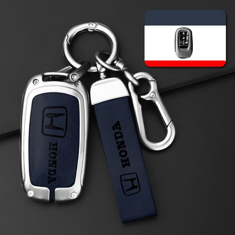 Zinc Alloy Car Remote Key Case Cover Shell For Honda Civic 2022 2/3/4/5 Buttons Protector Holder Fob Keyless Car Accessories 0