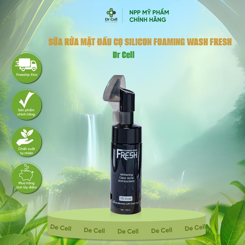 DR CELL Sữa Rửa Mặt Phù Hợp Cho Da Dầu Mụn Và Khô Dùng Cho Cả Nam Và Nữ Cọ Silicon Massage Cho Da Sạch Sâu 150ML Cosmetic Nữ Women sửarửamặt srm