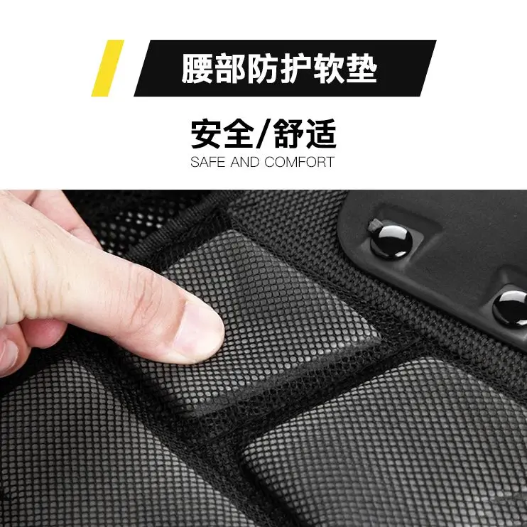 Đồ Bảo Hộ Áo Giáp Xe Máy, Dành Cho Nam Và Nữ, Chống Rơi, Tích Hợp Toàn Thân, Thích Hợp Để Đi Xe Đạp, Bộ Dụng Cụ Cố Định, Bộ Tám Món, Thích Hợp Cho Xe Máy 3