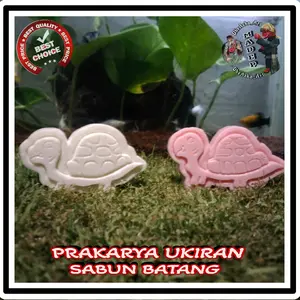 Tugas Prakarya Ukiran Sabun Batang Kura-kura Bebas Silikon