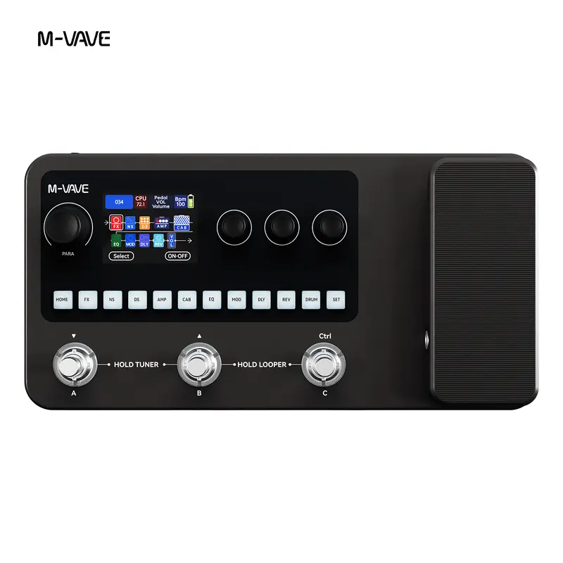M-VAVE Pocket AMP Mini Guitar Multi-Effects Processor Music