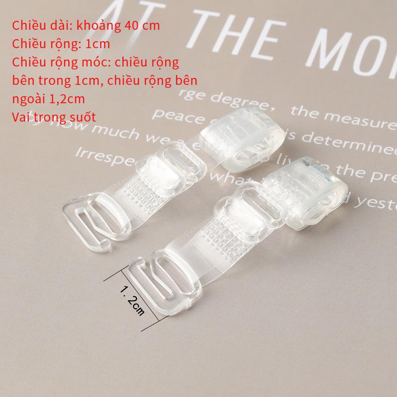 Product Introduction of Invisible Shoulder Strap Plastic Buckle TPU Transparent Bra Frosted High Elastic All-Match Adjustable Non-Magnetic Strap One-Word Adjustable Buckle 4