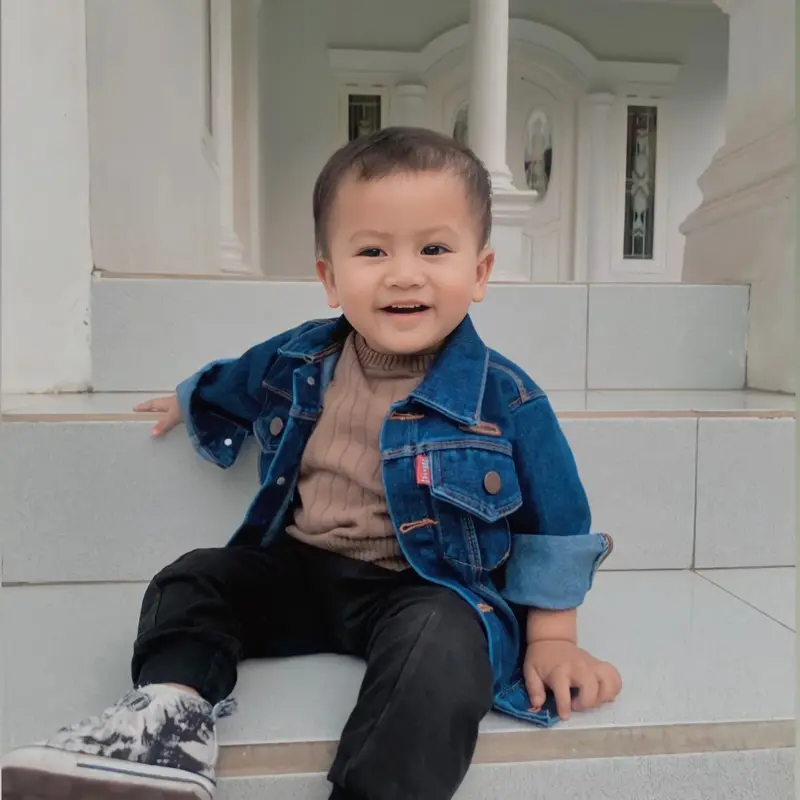 jaket jeans anak biowash Fashion anak cowo cewe Pakaian 1