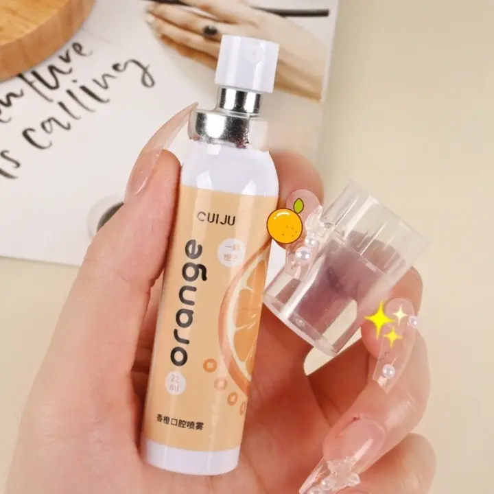 [Tuyết Lượng Phụ Kiện] (Bán Buôn Sỉ) Xịt Thơm Miệng CUIJU Hoa Quả Thơm Miệng Sạch Sẽ Thơm Tho Giảm Hôi Miệng Giúp Ngăn Ngừa Vi Khuẩn Xịt Miệng 7