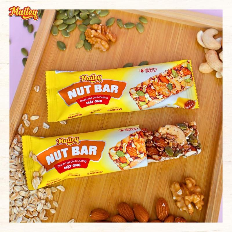 Product Introduction of [COMBO 2 HỘP] Thanh hạt dinh dưỡng NUT BAR MAILEY mật ong,trái cây hộp 160g  - Bánh hạt dinh dưỡng ăn sáng, ăn nhẹ phù hợp 0