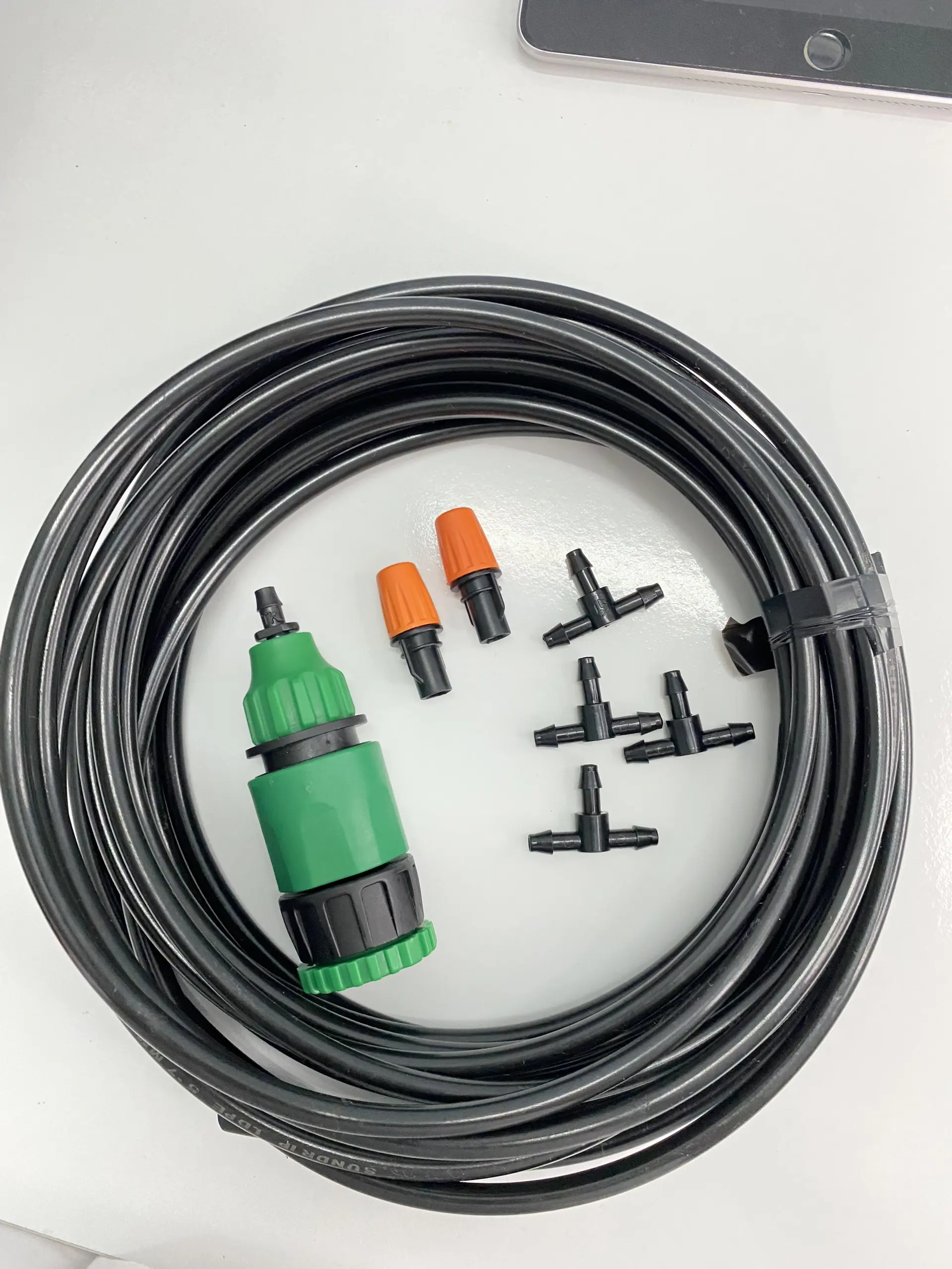 Bộ 5- 12 Béc Vòi Tưới Phun Sương CAM kèm T6mm  Và Dây 6mm kèm Cút nối nhanh 21- Tưới Rau, Cây Cảnh, tưới làm mát lan