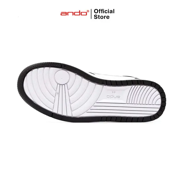 Ando Official Sepatu Sneakers Tricks Alpha Pria Dewasa - Putih/Hitam 3