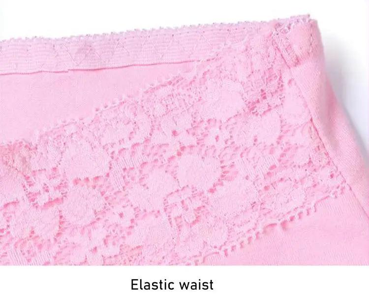 Product Introduction of 4Pcs Women Underwear High Waist Cotton Panties Plus Size Soft Breathable Panties Lingeries Panty Shorts Underpant Lady 12