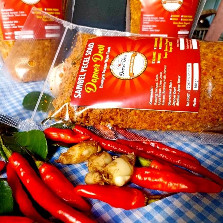 Sambel Pecel Solo Dapoer Devi 500 gram / Sambal Kacang / Sambal Pecel Khas Solo / Kediri / Blitar