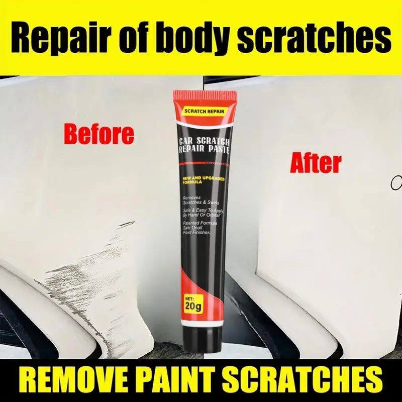 Car Scratch Repair Paste, Car Scratch Repair Paint, Professional Car Scratch Removal Polishing Wax, Car Paint Care Product for Deep Scratch Repair, Car Scratch Remover, Car Paint Waxing, Car Detailing Kit 5