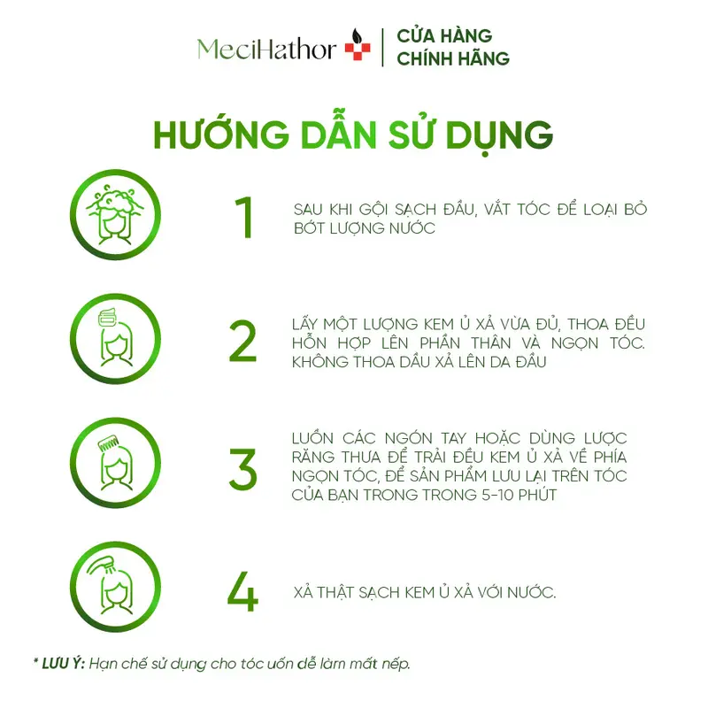 Kem Ủ Xả Nuôi Dưỡng Tóc Thảo Dược TInh Dầu Chính Hãng MECIHATHOR Repair Mask 2in1 Dưỡng Tóc Suôn Mượt Óng Ả 250ML 3
