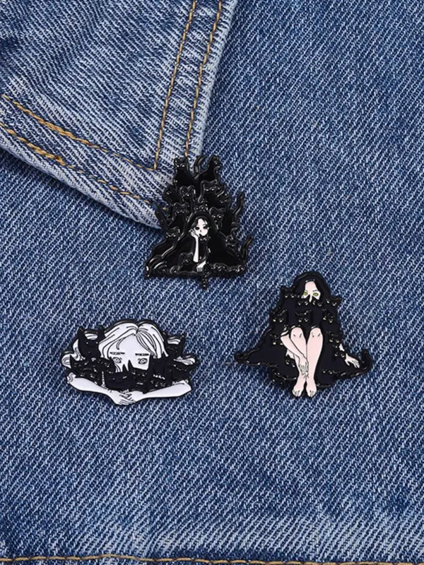 Cartoon Cat Design Brooch, Cute Enamel Pin Suitable for Backpacks, Jeans, Scarves, Hats Decoration, Trendy All-match & Exquisite Brooch for Birthday Gift 2