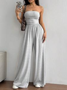 Mono tubo de color sólido para mujer, mono casual y de moda para uso diario, mono para mujer para el verano