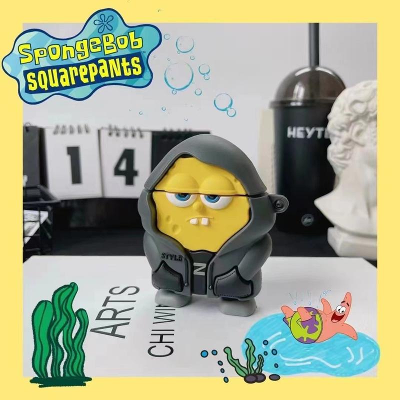 Product Introduction of Vỏ SpongeAirPods, Thiết Kế Áo Mưa Hoạt Hình Dễ Thương, Thích Hợp Cho Apple AirPods 4, AirPods Pro 2, AirPods Pro 3, AirPods 1, AirPods 2, Vỏ Tai Nghe, Vỏ Bảo Vệ Tai Nghe Bluetooth Không Dây, Vỏ Bảo Vệ Silicon, Thiết Kế Hoạt Hình Dễ Thương Phụ Kiện 0
