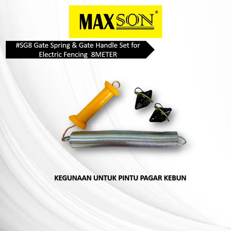 Crilight Maxson Set Pintu Pagar Spring & Pemegang – 8 Meter (Untuk ...