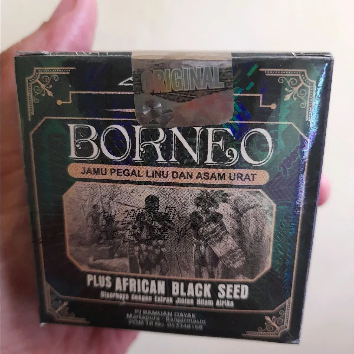 kapsul borneo jamu pegal linu dan asam urat asli origina