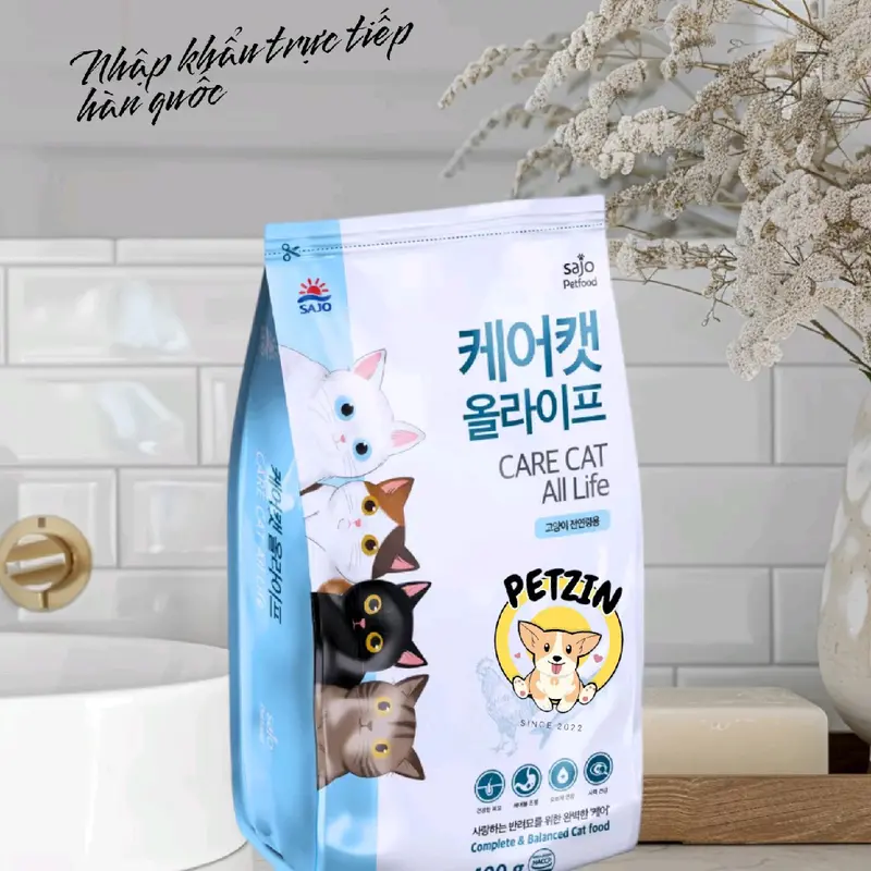 [ 5KG SIÊU RẺ ] Thức Ăn Hạt Cho Mèo Care Cat Dành Cho Mèo mọi lứa tuổi pate con 4