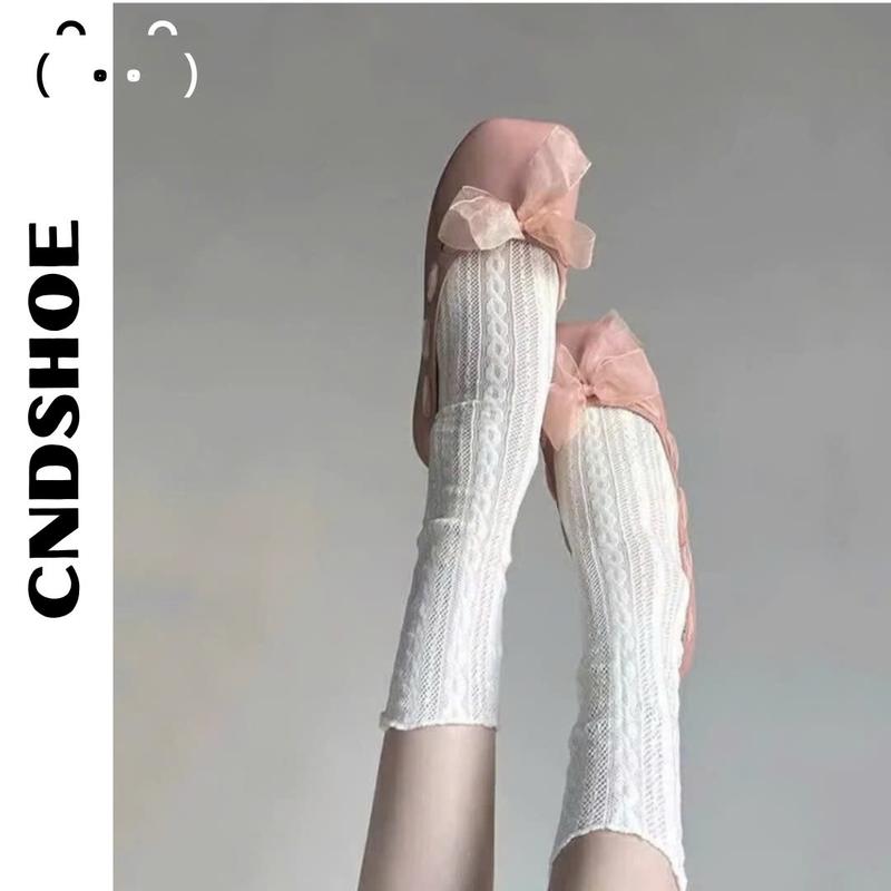 (FREESHIP) TẤT VỚ REN MỎNG HỌA TIẾT HOA MÙA HÈ PHONG CÁCH NHẬT BẢN Voan Nữ trắng cổ vừa