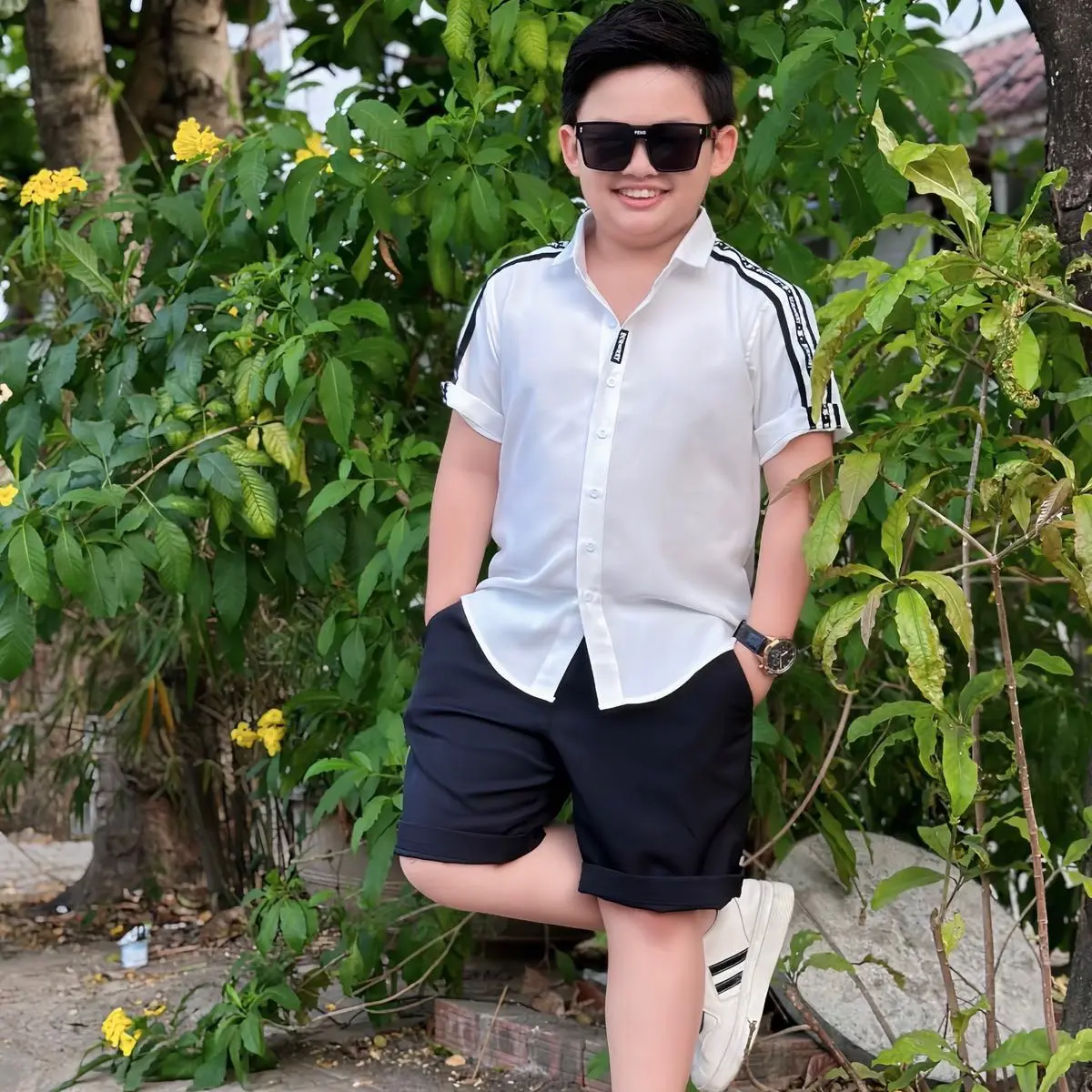 Set sơmi công tử Cho bé trai TONi KiDS