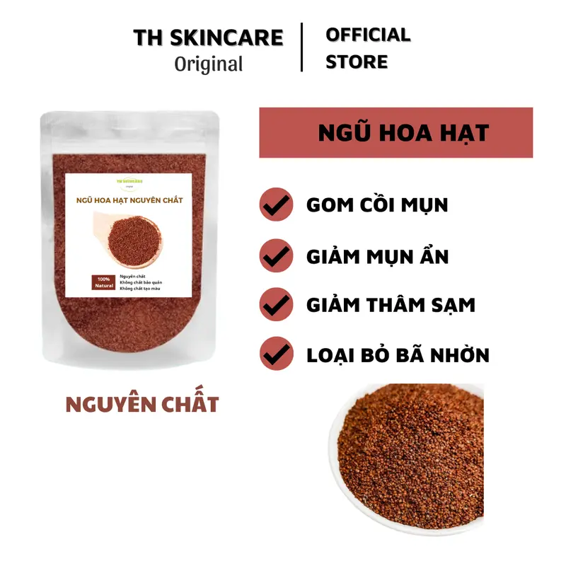 Combo 4: Bột tảo xoắn + Dẻo bạc hà + Ngũ hoa hạt 3