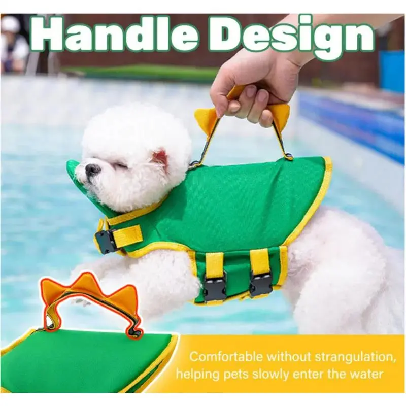 Dog Life Jacket Dog Life Vest for Small Medium and Large Dogs Swimwear Pet Life Jacket Buoyancy Suit for S