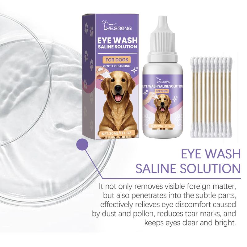 Product Introduction of [OY Pet Shop] Normal Saline Eye Cleaning Solution for Dogs Tears and Tears Cleaning and Soothing Eyes for External Use 9
