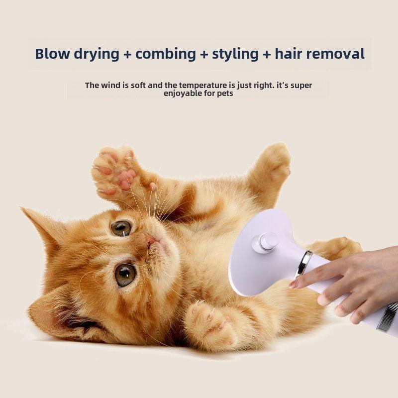 Product Introduction of Pet Blowing Hair Pulling Artifact Blowing Combs Dog Roller Raising Machine Integrated Hair Dryer Teddy Blowing Hair Comb for Beauty Use 4