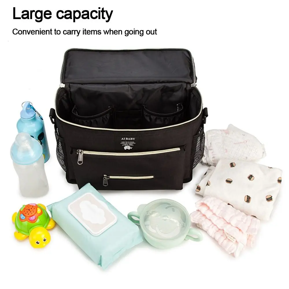 Waterproof Mommy Travel Bag Portable Polyester Large Capacity Mother Organizer Multifunctional Diaper Bag Baby Stroller Bags for Mother