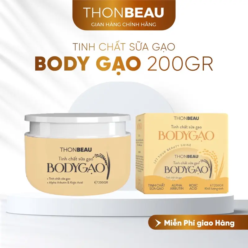 KEM BODY GẠO - Kem Chăm Sóc Da Body -Dưỡng Da Body Làm Đẹp Da Body Dưỡng Body Women Nữ