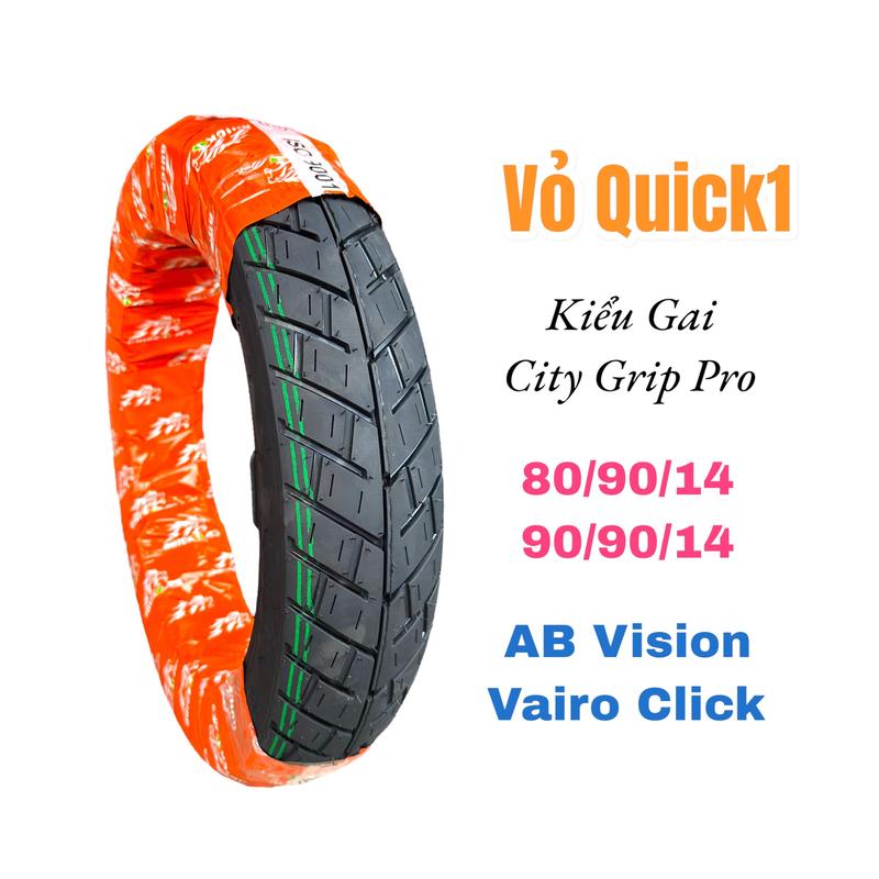 Vỏ Lốp Xe AB Vairo Vision Kiểu Gai City Grip Pro Quick1 631 - Lốp Xe Máy Chất Lượng