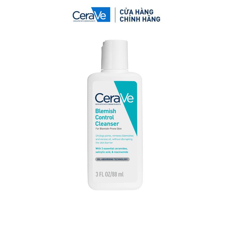 Sữa rửa mặt giảm mụn CeraVe Blemish Control Cleanser 88ml