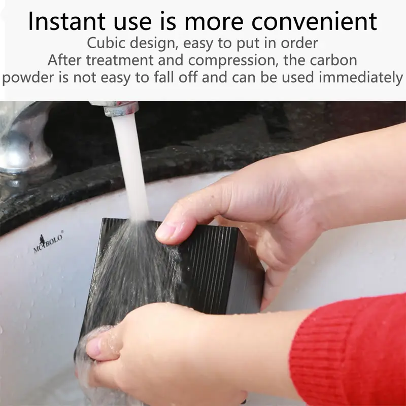 Khối Lọc Carbon Cho Bể Cá Cá Cá, Cầm Tay, Than Hoạt Tính, Khối Khử Mùi, Loại Bỏ Mùi Hôi, Hấp Thụ Tạp Chất, Phụ Kiện Thủy Sinh 2